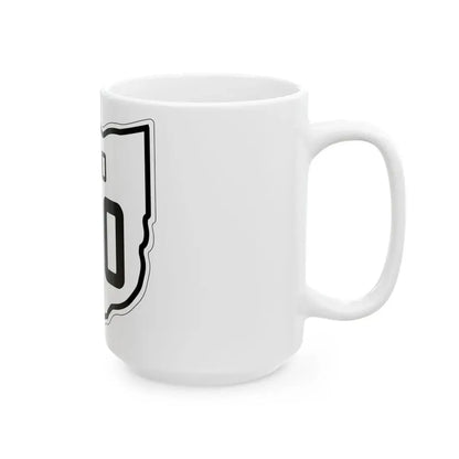 OH-180 1927 (Ohio) (Road Sign) White Coffee Mug - Go Mug Yourself