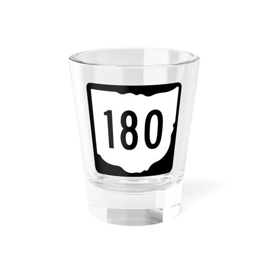 OH-180 1967 (Ohio) (Road Sign) Shot Glass 1.5oz 1.5oz - Go Mug Yourself