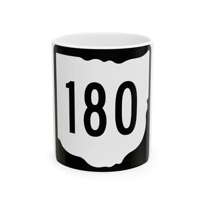 OH-180 1967 (Ohio) (Road Sign) White Coffee Mug 11oz - Go Mug Yourself