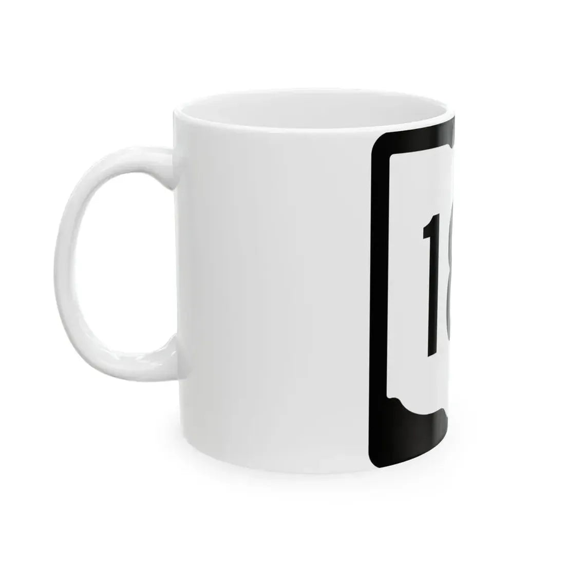 OH-180 1967 (Ohio) (Road Sign) White Coffee Mug - Go Mug Yourself