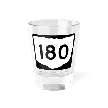 OH-180 (Ohio) (Road Sign) Shot Glass 1.5oz 1.5oz - Go Mug Yourself