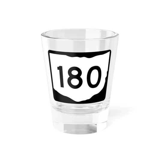 OH-180 (Ohio) (Road Sign) Shot Glass 1.5oz 1.5oz - Go Mug Yourself