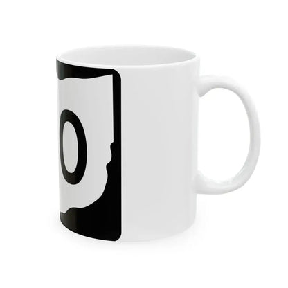OH-180 (Ohio) (Road Sign) White Coffee Mug - Go Mug Yourself