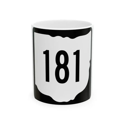 OH-181 1967 (Ohio) (Road Sign) White Coffee Mug 11oz - Go Mug Yourself