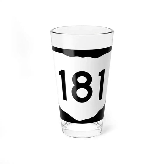 OH-181 (Ohio) (Road Sign) Pint Glass 16oz 16oz - Go Mug Yourself