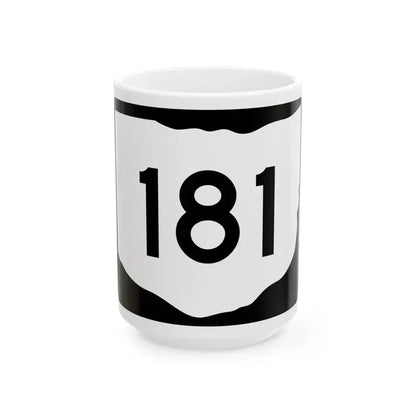 OH-181 (Ohio) (Road Sign) White Coffee Mug 15oz - Go Mug Yourself