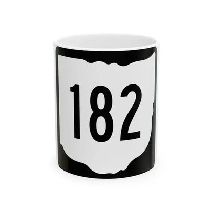 OH-182 1967 (Ohio) (Road Sign) White Coffee Mug 11oz - Go Mug Yourself