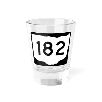 OH-182 (Ohio) (Road Sign) Shot Glass 1.5oz 1.5oz - Go Mug Yourself
