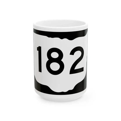 OH-182 (Ohio) (Road Sign) White Coffee Mug 15oz - Go Mug Yourself