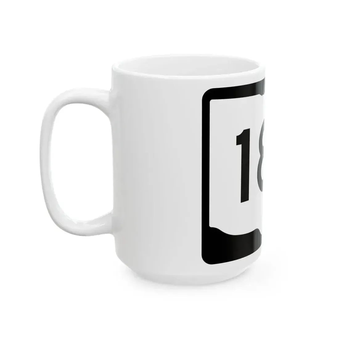 OH-182 (Ohio) (Road Sign) White Coffee Mug - Go Mug Yourself