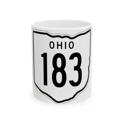 OH-183 1948 (Ohio) (Road Sign) White Coffee Mug 11oz - Go Mug Yourself