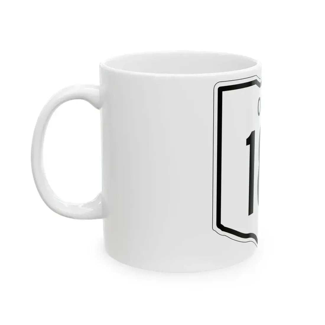 OH-183 1948 (Ohio) (Road Sign) White Coffee Mug - Go Mug Yourself