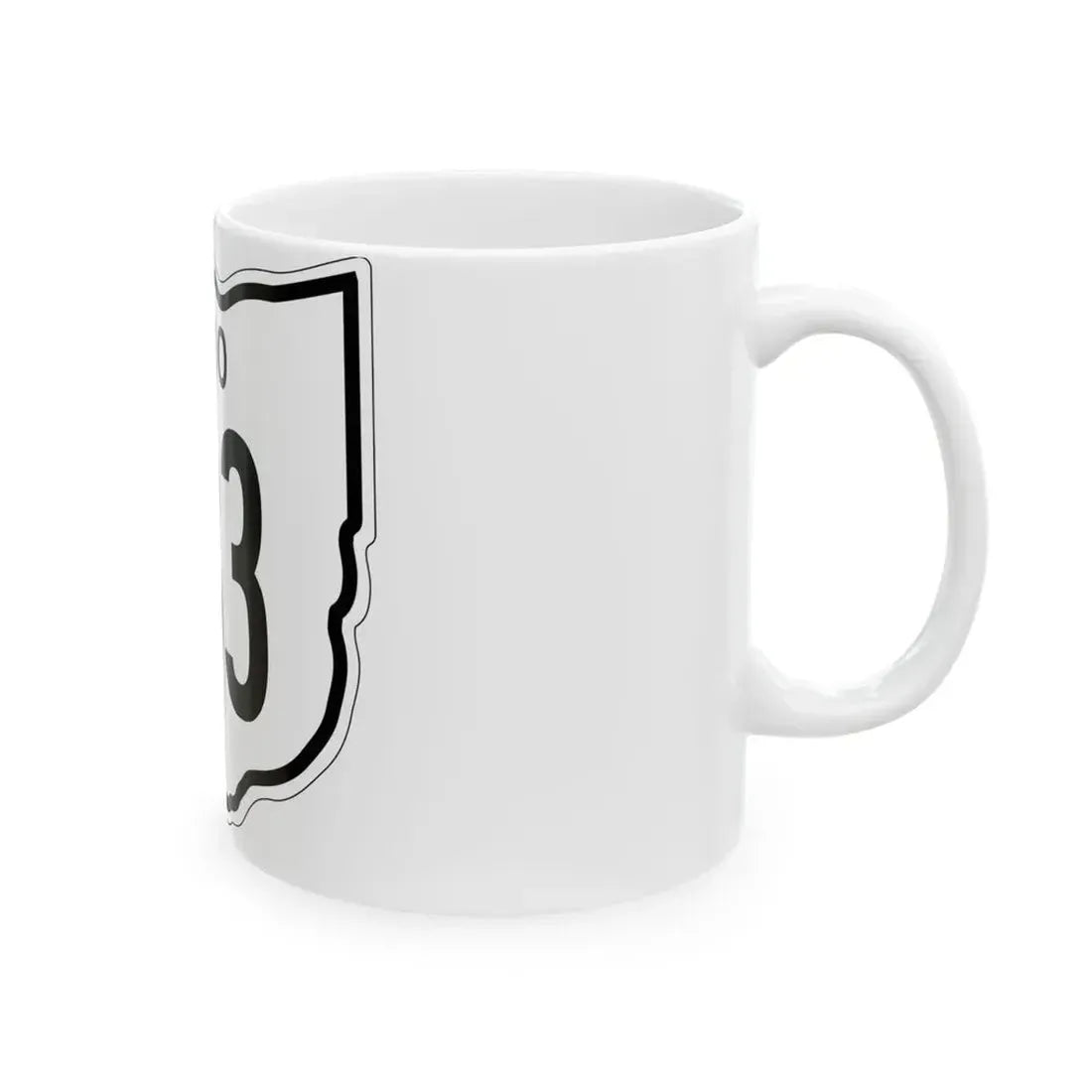 OH-183 1948 (Ohio) (Road Sign) White Coffee Mug - Go Mug Yourself
