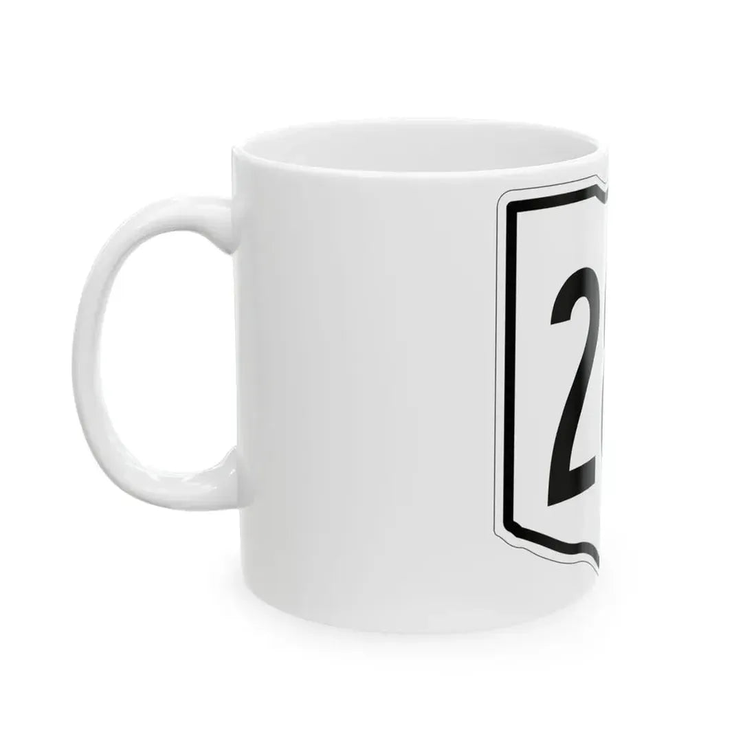 OH-183 1960 (Ohio) (Road Sign) White Coffee Mug - Go Mug Yourself
