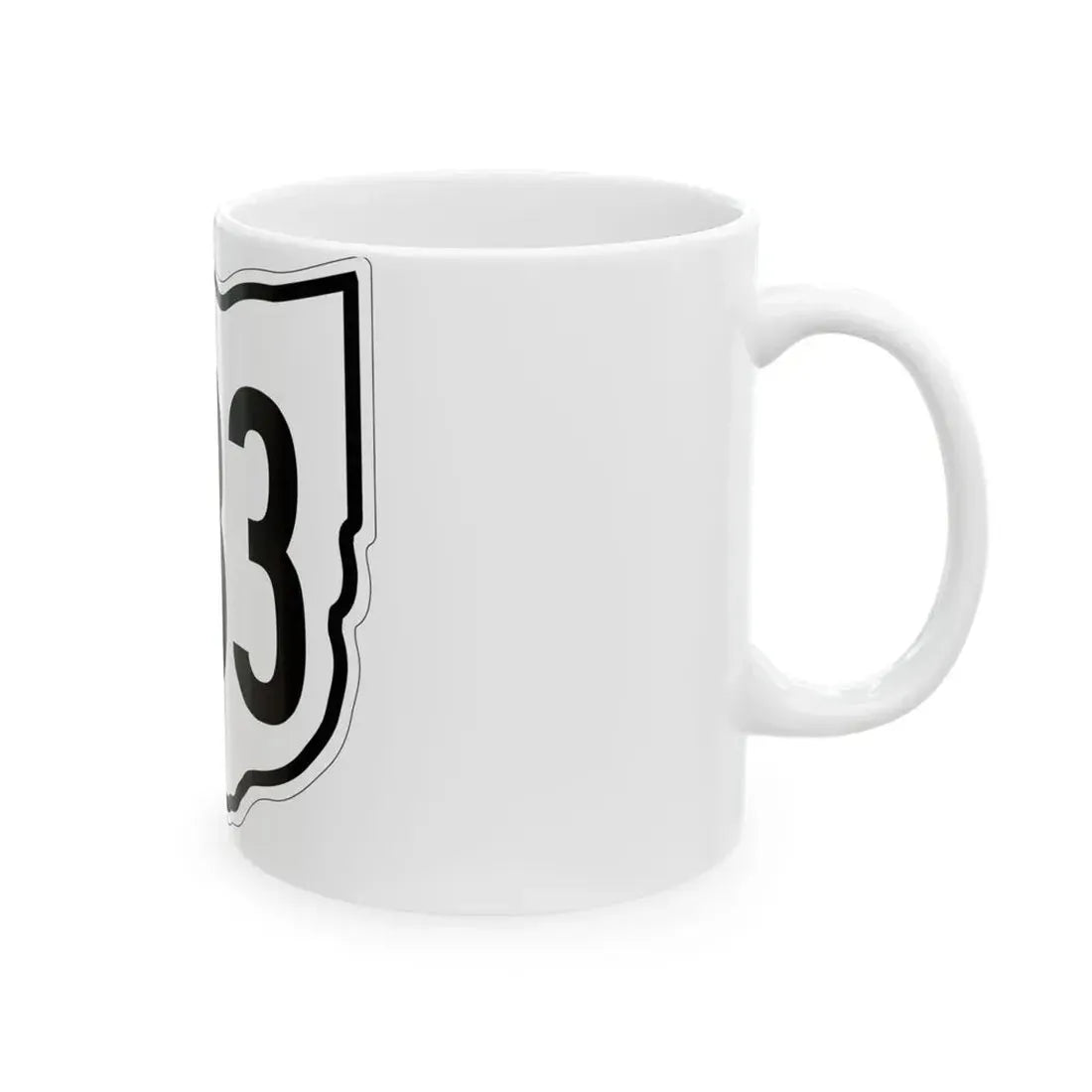 OH-183 1960 (Ohio) (Road Sign) White Coffee Mug - Go Mug Yourself