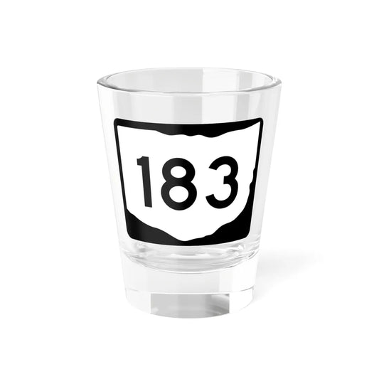 OH-183 (Ohio) (Road Sign) Shot Glass 1.5oz 1.5oz - Go Mug Yourself