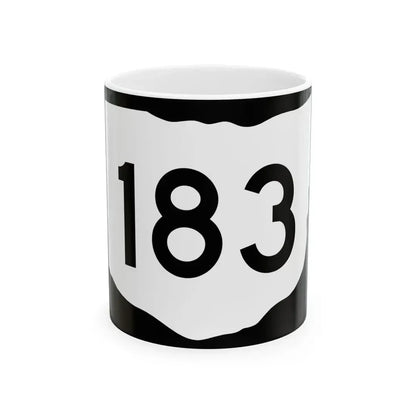 OH-183 (Ohio) (Road Sign) White Coffee Mug 11oz - Go Mug Yourself