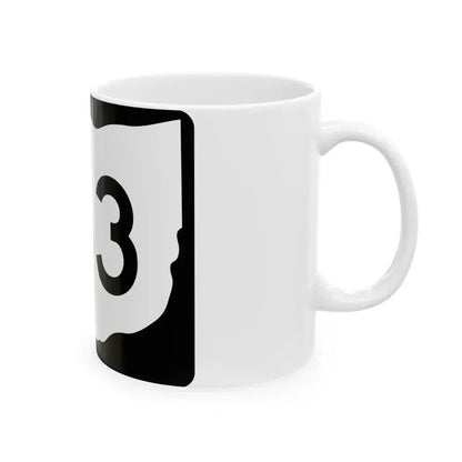 OH-183 (Ohio) (Road Sign) White Coffee Mug - Go Mug Yourself