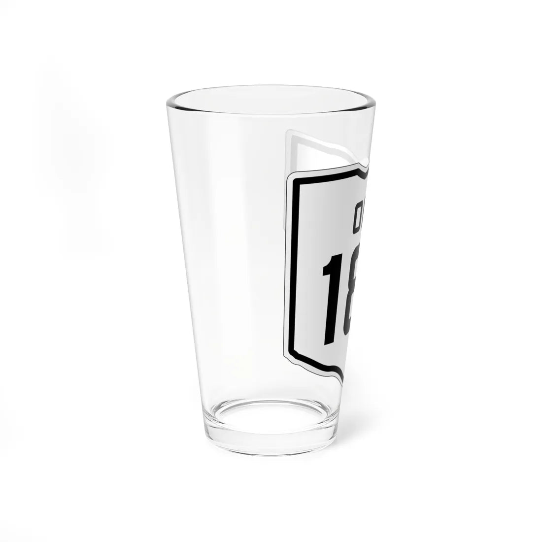 OH-184 1927 (Ohio) (Road Sign) Pint Glss 16oz - Go Mug Yourself