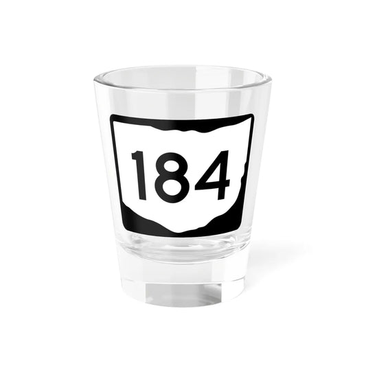 OH-184 (Ohio) (Road Sign) Shot Glass 1.5oz 1.5oz - Go Mug Yourself