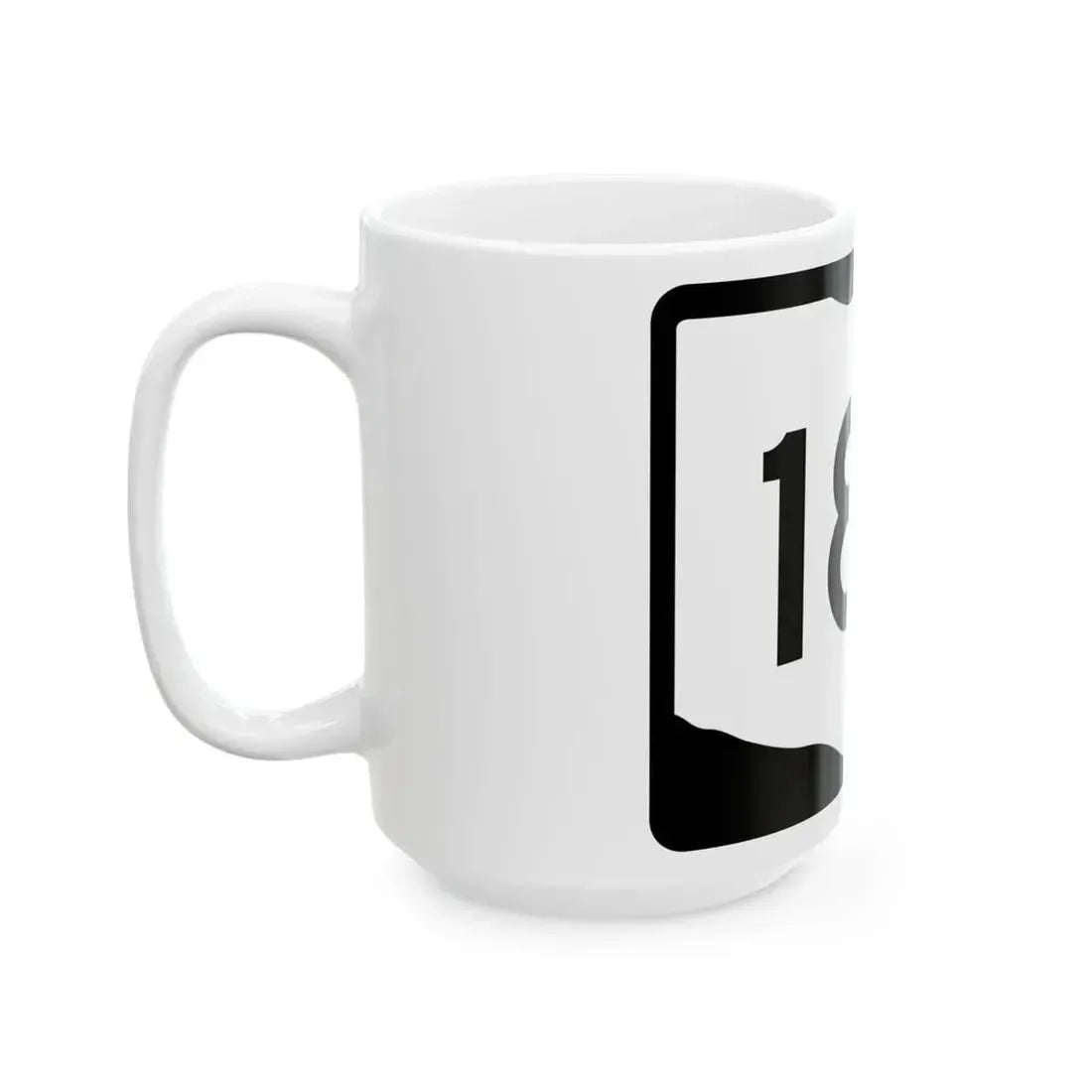 OH-184 (Ohio) (Road Sign) White Coffee Mug - Go Mug Yourself