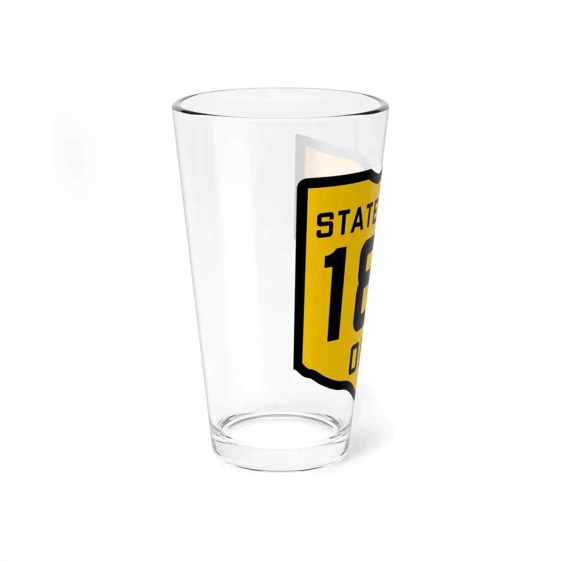 OH-185 1920 (Ohio) (Road Sign) Pint Glass 16oz - Go Mug Yourself