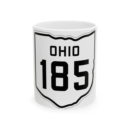 OH-185 1927 (Ohio) (Road Sign) White Coffee Mug 11oz - Go Mug Yourself