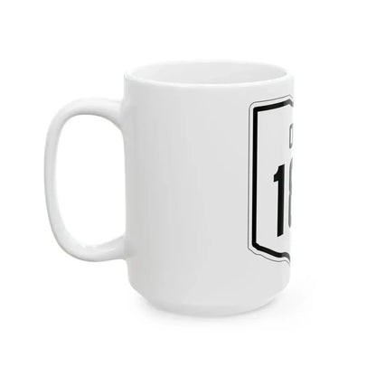 OH-185 1927 (Ohio) (Road Sign) White Coffee Mug - Go Mug Yourself