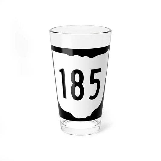 OH-185 1967 (Ohio) (Road Sign) Pint Glass 16oz 16oz - Go Mug Yourself