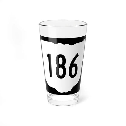 OH-186 1967 (Ohio) (Road Sign) Pint Glss 16oz 16oz - Go Mug Yourself