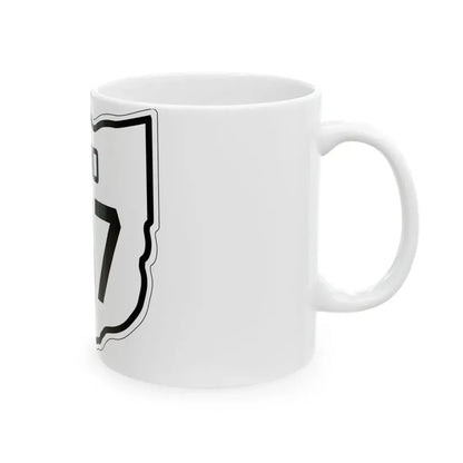 OH-187 1927 (Ohio) (Road Sign) White Coffee Mug - Go Mug Yourself