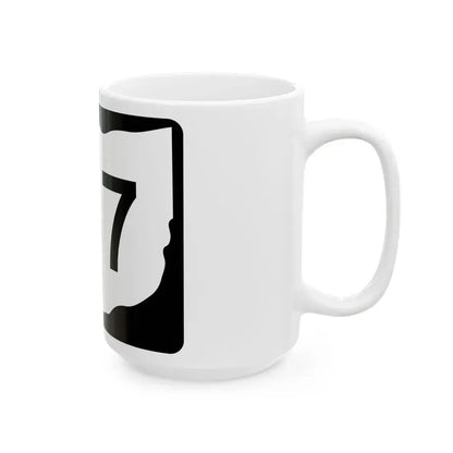 OH-187 (Ohio) (Road Sign) White Coffee Mug - Go Mug Yourself