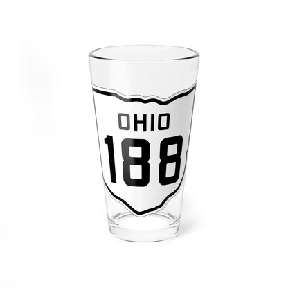 OH-188 1927 (Ohio) (Road Sign) Pint Glass 16oz 16oz - Go Mug Yourself