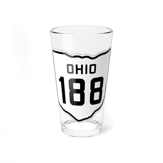 OH-188 1927 (Ohio) (Road Sign) Pint Glass 16oz 16oz - Go Mug Yourself