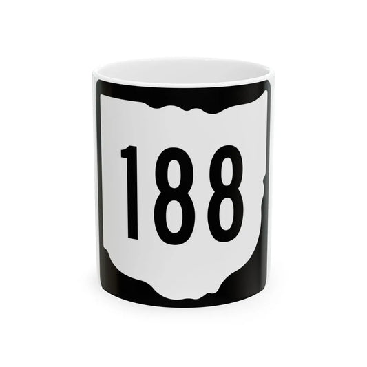 OH-188 1967 (Ohio) (Road Sign) White Coffee Mug 11oz - Go Mug Yourself