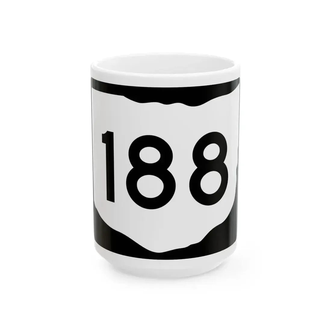 OH-188 (Ohio) (Road Sign) White Coffee Mug 15oz - Go Mug Yourself