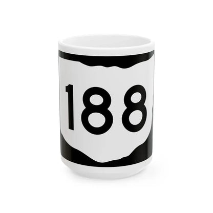 OH-188 (Ohio) (Road Sign) White Coffee Mug 15oz - Go Mug Yourself