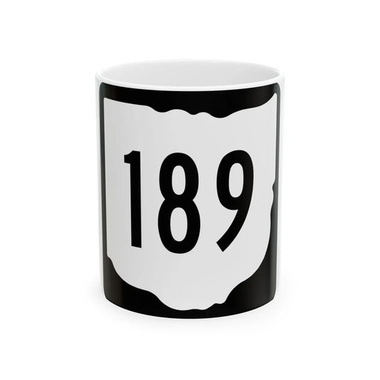 OH-189 1967 (Ohio) (Road Sign) White Coffee Mug 11oz - Go Mug Yourself