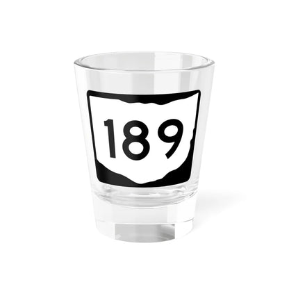 OH-189 (Ohio) (Road Sign) Shot Glass 1.5oz 1.5oz - Go Mug Yourself