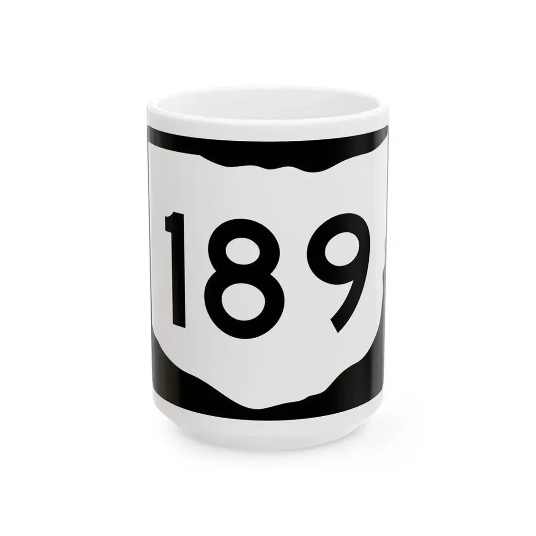 OH-189 (Ohio) (Road Sign) White Coffee Mug 15oz - Go Mug Yourself