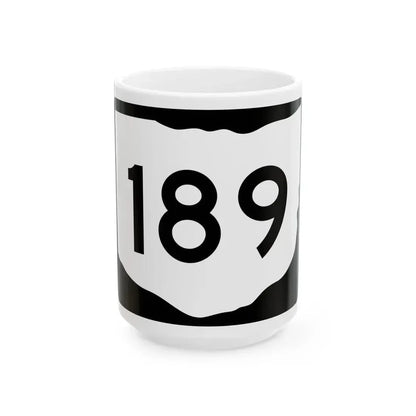 OH-189 (Ohio) (Road Sign) White Coffee Mug 15oz - Go Mug Yourself