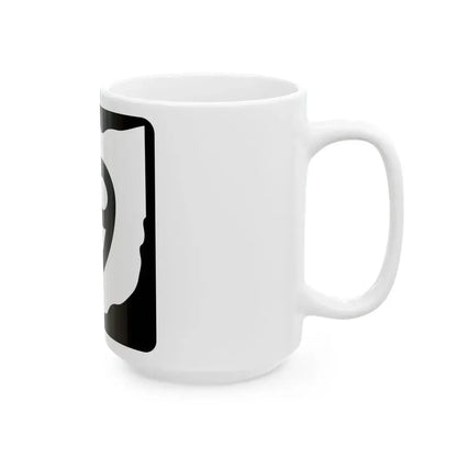 OH-19 (Ohio) (Road Sign) White Coffee Mug - Go Mug Yourself