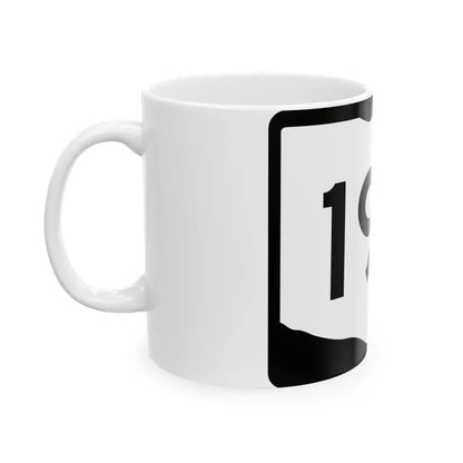 OH-190 (Ohio) (Road Sign) White Coffee Mug - Go Mug Yourself