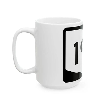 OH-190 (Ohio) (Road Sign) White Coffee Mug - Go Mug Yourself