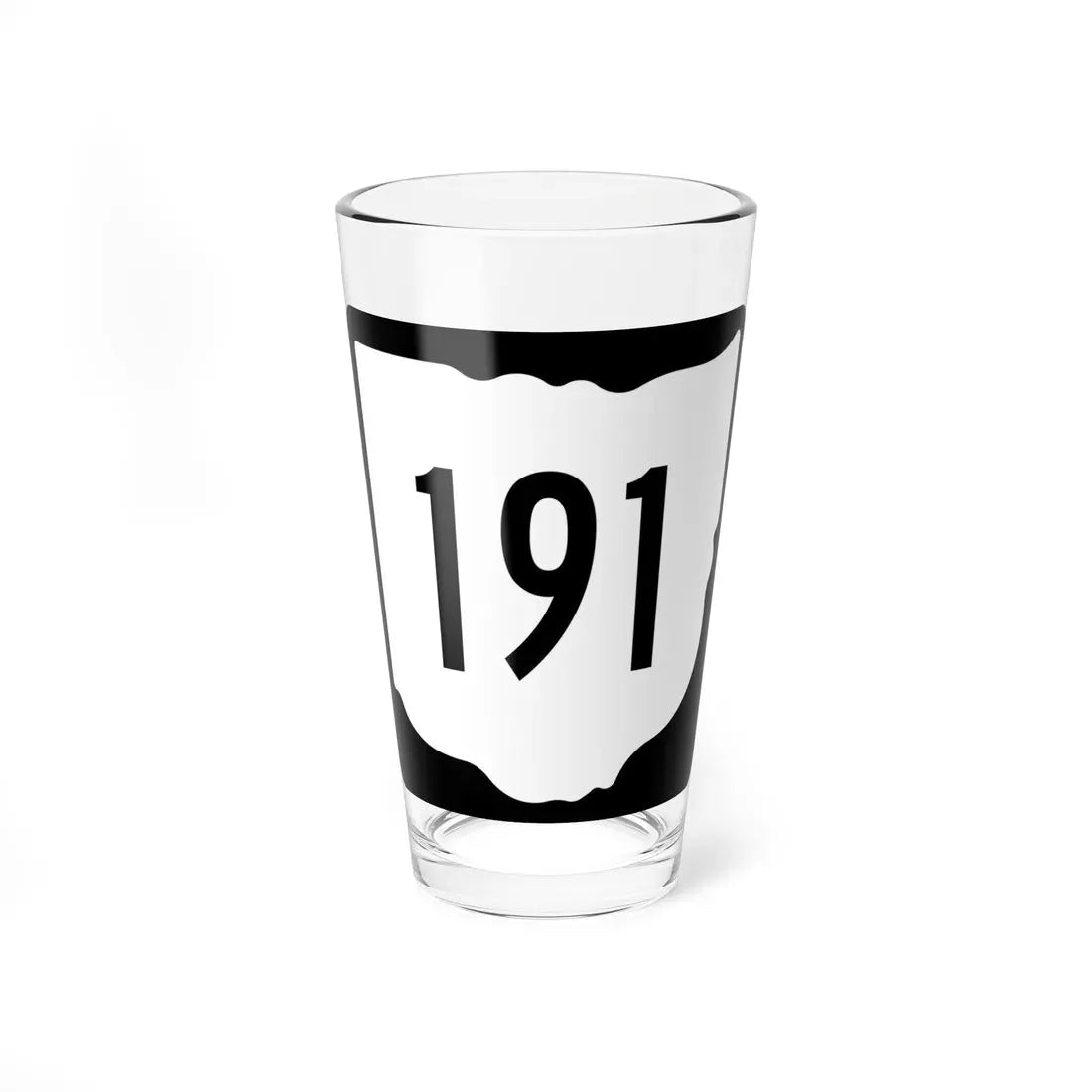 OH-191 1967 (Ohio) (Road Sign) Pint Glass 16oz 16oz - Go Mug Yourself