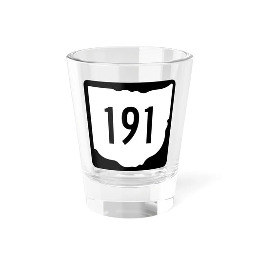 OH-191 1967 (Ohio) (Road Sign) Shot Glass 1.5oz 1.5oz - Go Mug Yourself
