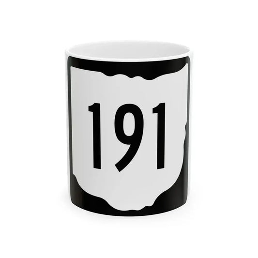OH-191 1967 (Ohio) (Road Sign) White Coffee Mug 11oz - Go Mug Yourself