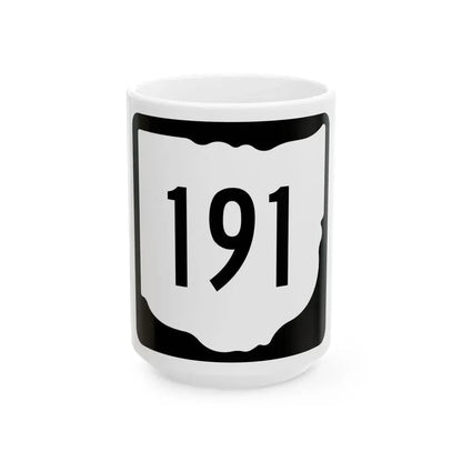 OH-191 1967 (Ohio) (Road Sign) White Coffee Mug 15oz - Go Mug Yourself