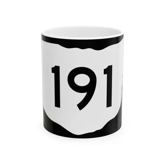 OH-191 (Ohio) (Road Sign) White Coffee Mug 11oz - Go Mug Yourself