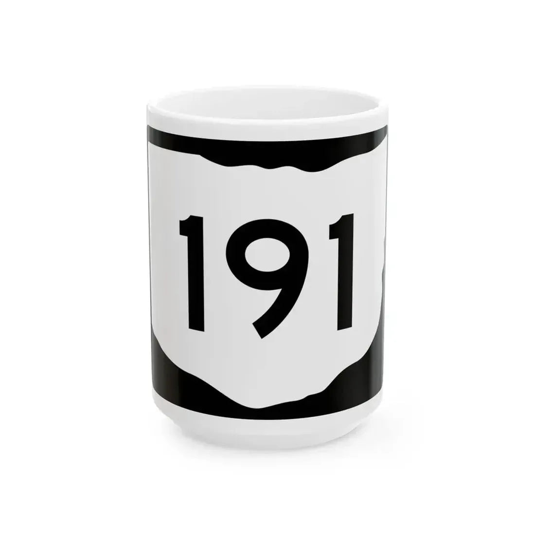 OH-191 (Ohio) (Road Sign) White Coffee Mug 15oz - Go Mug Yourself